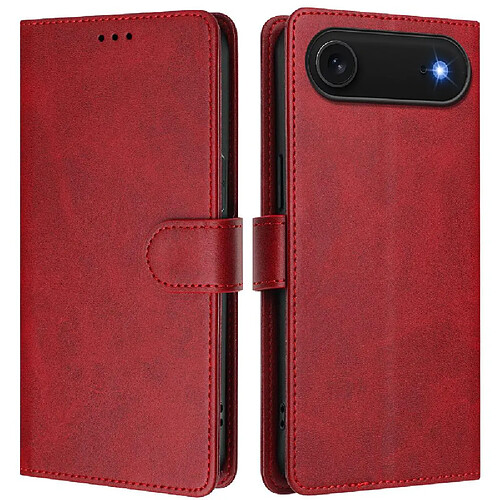 Etui Portefeuille Amovible Pour IPhone 17 6,3" - Protection RFID, Dragonne, Fermeture Magnétique, Cyan
