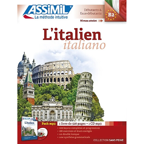 L'italien. Italiano : niveau atteint B2, débutants & faux-débutants : pack MP3 · Occasion