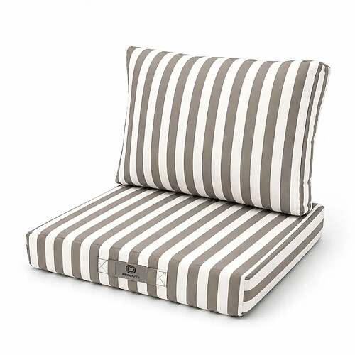 Déco arts Rayures - 60x60 cm - Beige