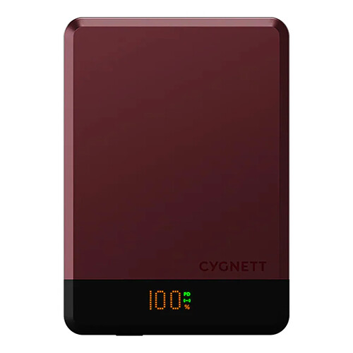 CYGNETT Powerbank MagSafe Magnétique 10000mAh avec port USB-C Violet