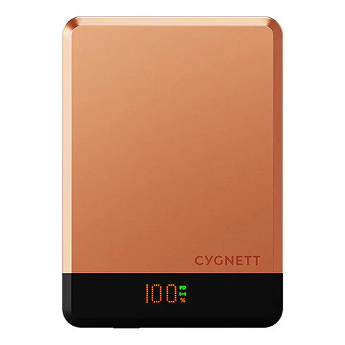 CYGNETT Powerbank MagSafe Magnétique 5000mAh avec port USB-C Rose gold