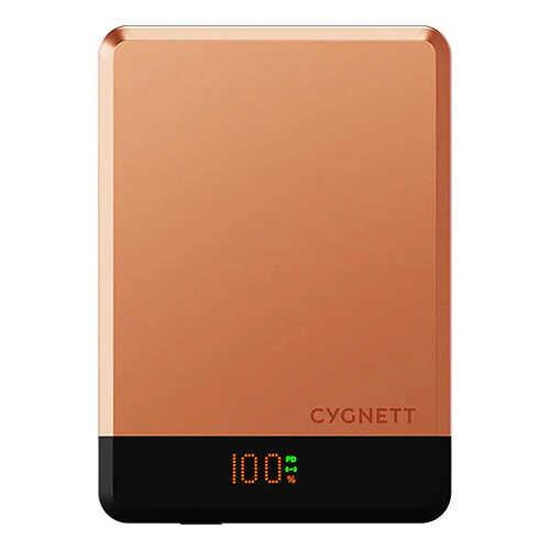CYGNETT Powerbank MagSafe Magnétique 10000mAh avec port USB-C Rose gold