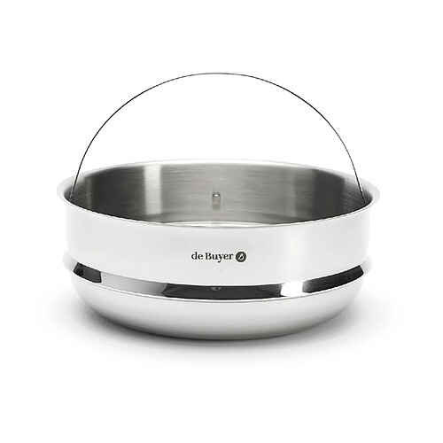 Cuit-vapeur passoire en inox 24cm - 3675.24 - DE BUYER