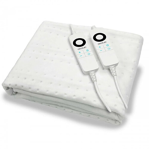 Couverture Chauffante Cecotec HeatConfort ThermalUnder Double Blanc 200 W