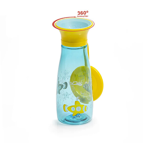 WowCup Gourde 360 ° enfant anti renversement