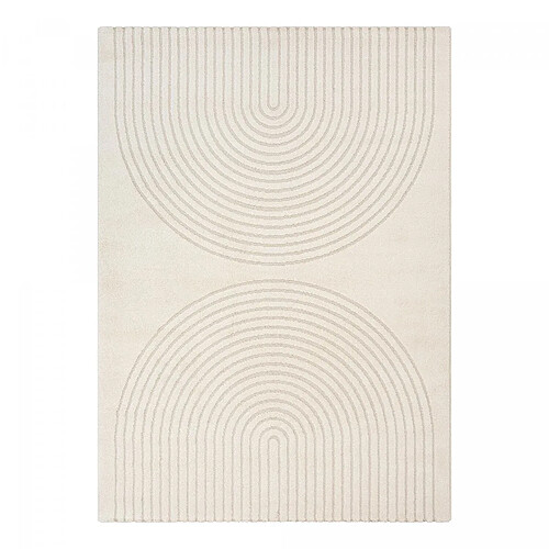 UnAmourDeTapis Un amour de tapis DEMILU - 60x110 cm - Crème