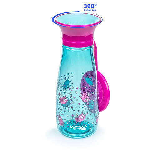 WowCup Gourde 360 ° enfant anti renversement