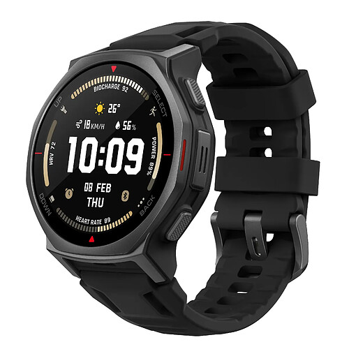 Zepp Amazfit - Montre connectée T-Rex 3 Pro 44 mm – Noir Tactical