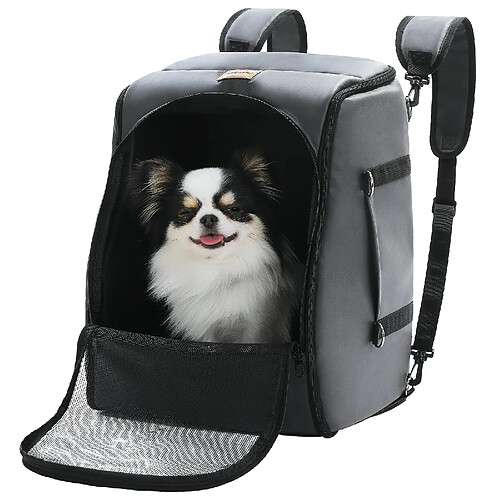 PAWZ Road Sac à Dos pour Animaux Compact 43 × 35 × 20 cm Noir