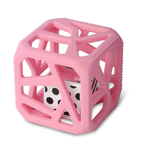 Malarkey Kids Hochet cube de dentition bébé en silicone facile à agripper