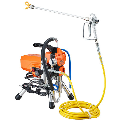 Vevor Pulvérisateur sans air 2200W, 3000 PSI, 2L/min, moteur sans balais, peinture int/ext