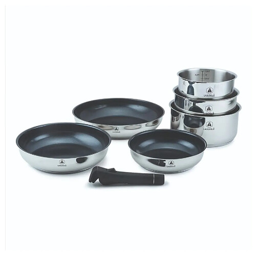 Set 7 pièces amovible 'réactif' inox Laguiole LA-9120820