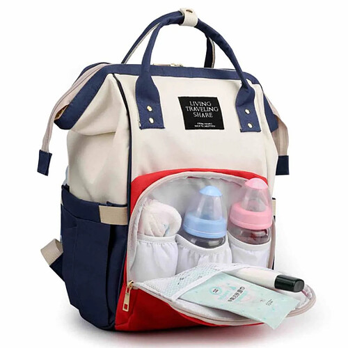 Herzberg Sac à langer Multicolore Herzeberg HG03114-MUL