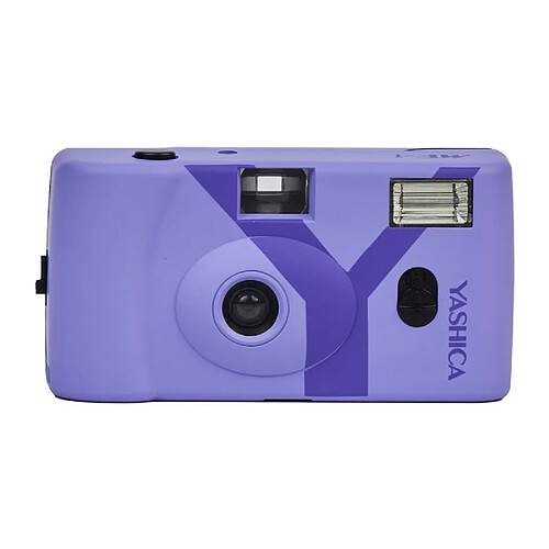 Appareil photo argentique Yashica MF 1 Snapshot Art Camera Y Edition Lavande avec un Film 400 24