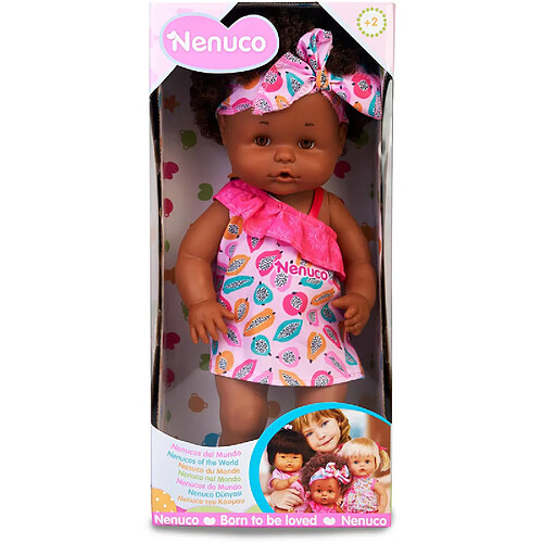 Nenuco NFN36 Poupon 35 cm Afro Style