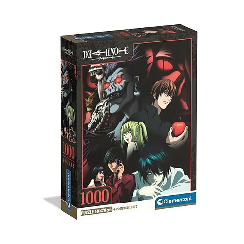 Clementoni Puzzle adulte Death Note - 1000 pièces