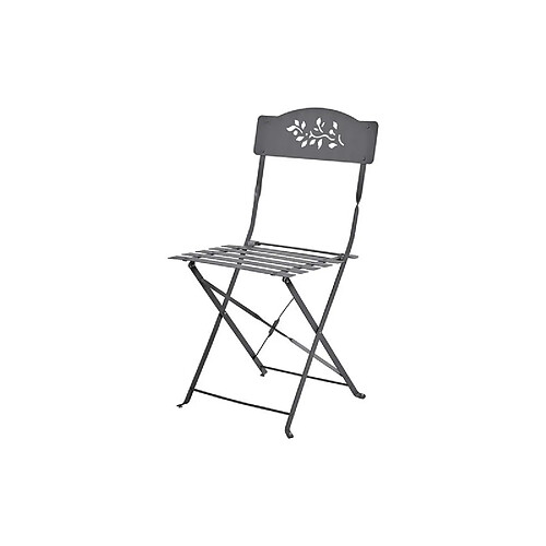 Ozalide Chaise de jardin pliante - Anthracite