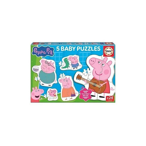 Educa borras Puzzle enfant Peppa Pig