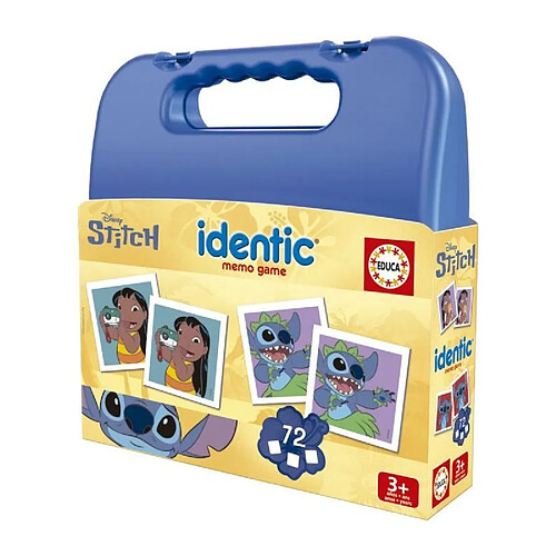 Educa Borras Identic Stitch 3150 Jeu de mémoire 72 cartes