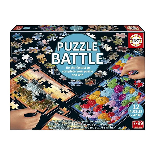 Educa borras Puzzle enfant Battle Travel - 12 puzzles