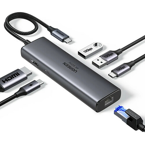 Ugreen Hub USB-C - 6-en-1