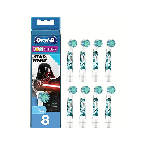 Oral-b têtes de brosse à dents Kids Star Wars - 8 unités