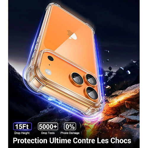 Coque renforcée Forcecase iPhone 15 Pro Max - Transparent