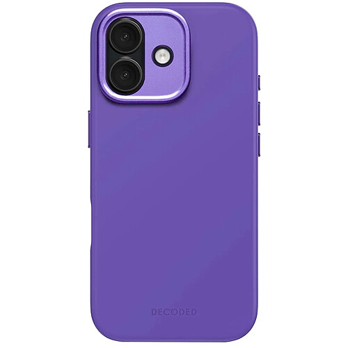 Decoded Coque en Silicone pour iPhone 17 Antimicrobienne Compatible MagSafe Violet