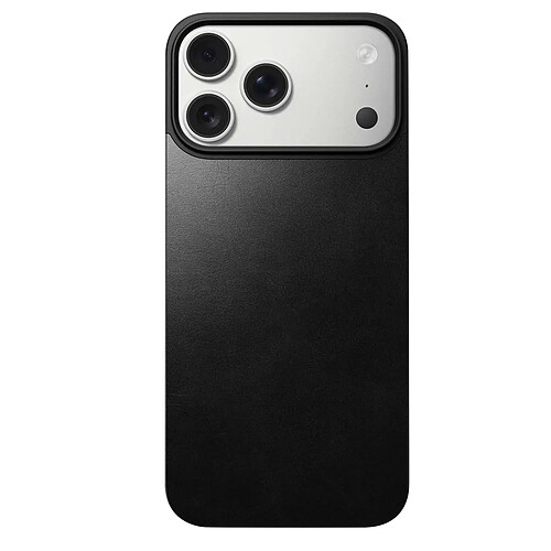 Nomad Coque pour iPhone 17 Pro MagSafe en Cuir Horween Ultra-Mince Noir