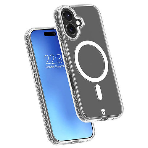 Force Case Coque Renforcée MagSafe AIR pour iPhone 17 Origine France Transparent