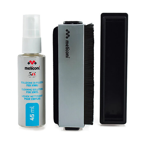Meliconi kit nettoyage vinyles - 45 ml