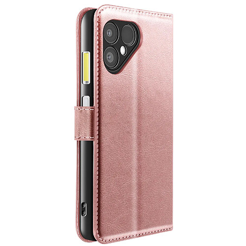 Mayaxess Étui Fairphone 6 avec Dragonne Rose champagne