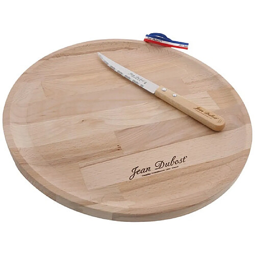 Jean dubost Plateau à pizza en bois - 33 cm