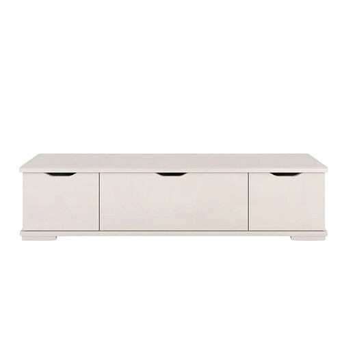 Visby Meuble TV en bois - Blanc