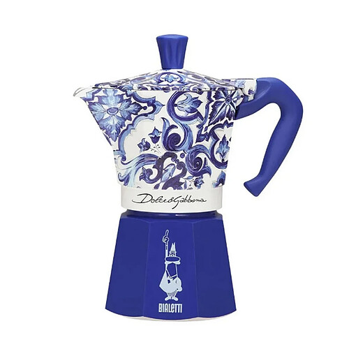 Bialetti Moka Express 6 Color - Dolce Gabbana Blu Mediterraneo