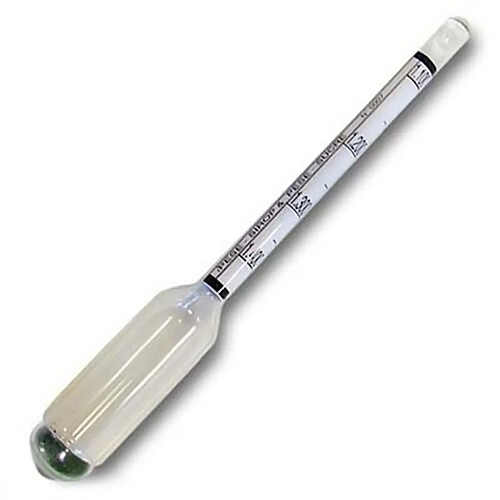 Densimètre pour le sirop double mesure g/ml et °baumé - 101B120 - ALLA FRANCE