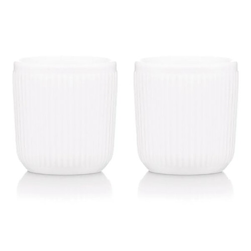 2 tasses à café double paroi 10cl blanc - 12059-03 - BODUM