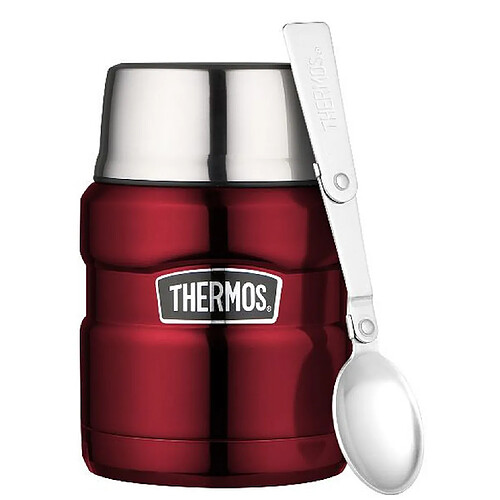 Boite alimentaire isotherme 0.45l rouge - 184807 - King - THERMOS