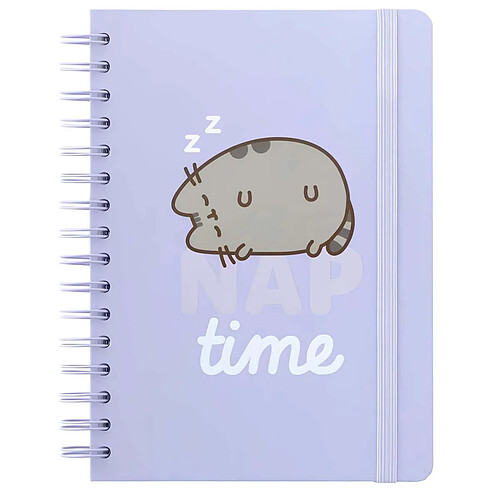 Pusheen Bloc-Notes A5 180 Pages avec Spirale Métallique Collection Moments Violet