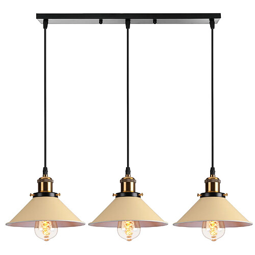 Stoex Suspension luminaire industriel - Jaune