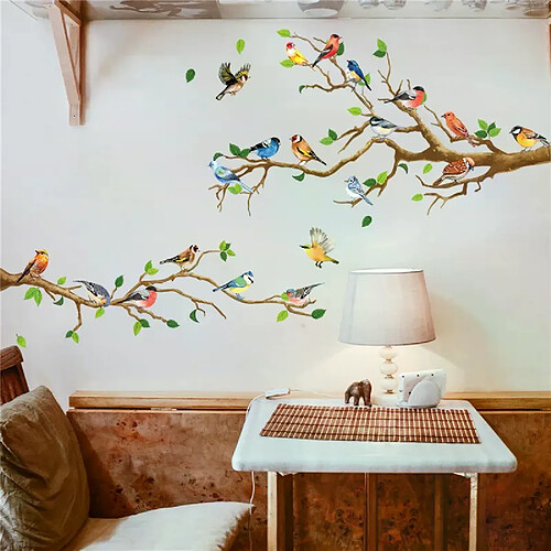 Stickers Muraux Vinyle - Feuilles Tropicales Et Plantes Pour Décoration Intérieure - Neufs