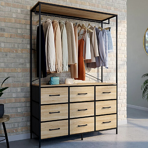Idmarket DRESSING PENDERIE UTAH 9 BACS