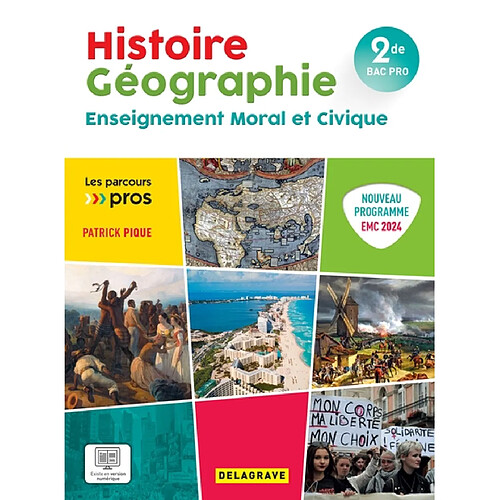 Histoire géographie, enseignement moral et civique 2de bac pro : nouveau programme EMC 2024