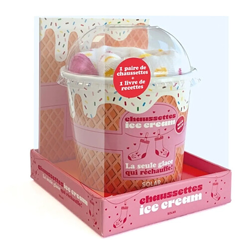 Coffret chaussettes ice-cream : la seule glace qui réchauffe