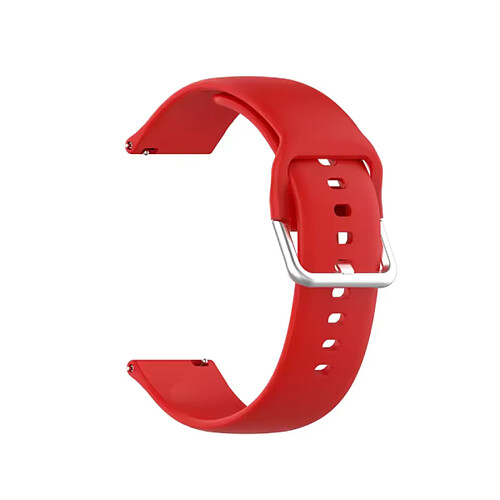 PHONECARE Bracelet En Silicone Lisse Com Fivela para Apple Watch SE 3 - 44mm - Vermelho