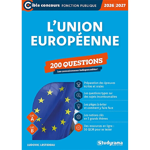L'Union européenne : 200 questions : cat. A, cat. B, 2026-2027 · Occasion