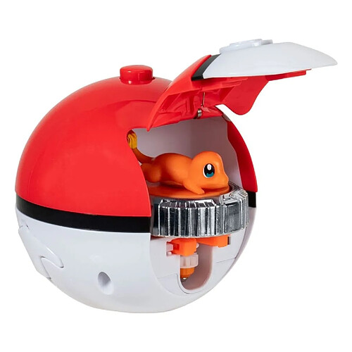 Jazwares Pokémon - Pokémon Battle Spinner Pack Salamèche & Poké Ball
