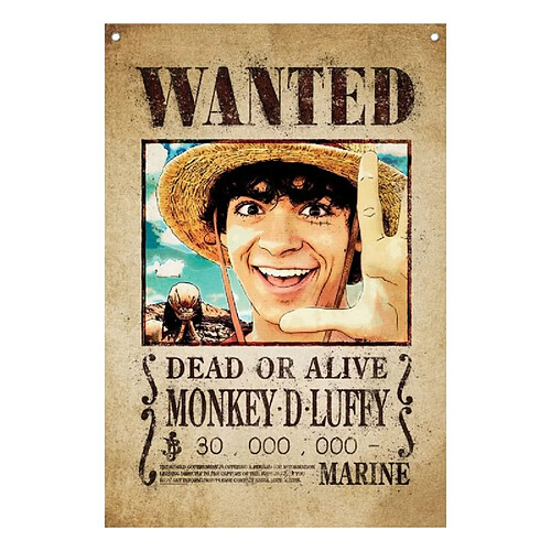 Fanattik Bannière One Piece Luffy Wanted - 120 x 85 cm
