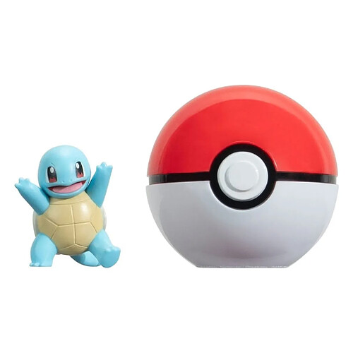 Jazwares Pokémon - Clip'n'Go Poké Balls Carapuce 3 & Poké Ball