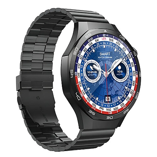 Hoco Hoko Montre Connectée Bluetooth 5.3 Étanche IP68 avec Suivi Santé Noir